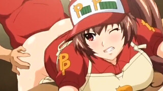 cute hentai waiter fucked hard