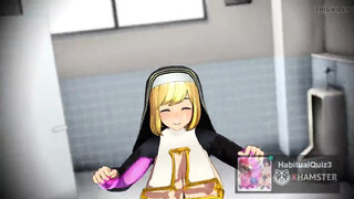 mmd r18 StepSister Charlotte the nun fuck sex 3d hentai