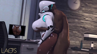 Dark-Skinned Happy Guy Testing New Sex Toy 2