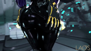 Sexy Girl In a Jumpsuit Showing Her Butt.