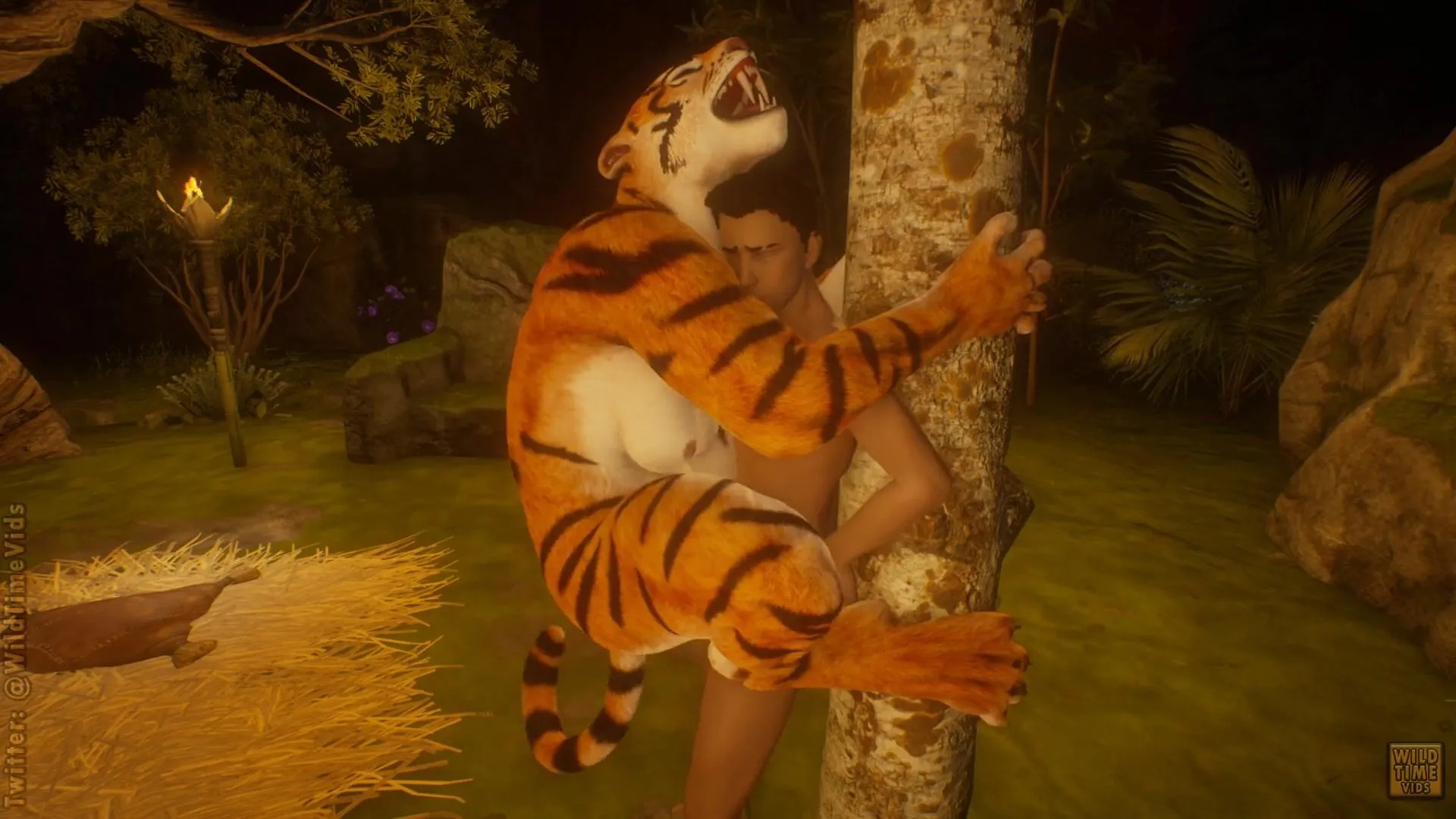 Karra in the Jungle Furry Tigress