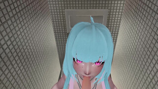 (reupload) Best Friend's Bathroom Blowjob (Finally got perms to reupload!)