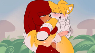 Tails and Knuckles yaoi hentai