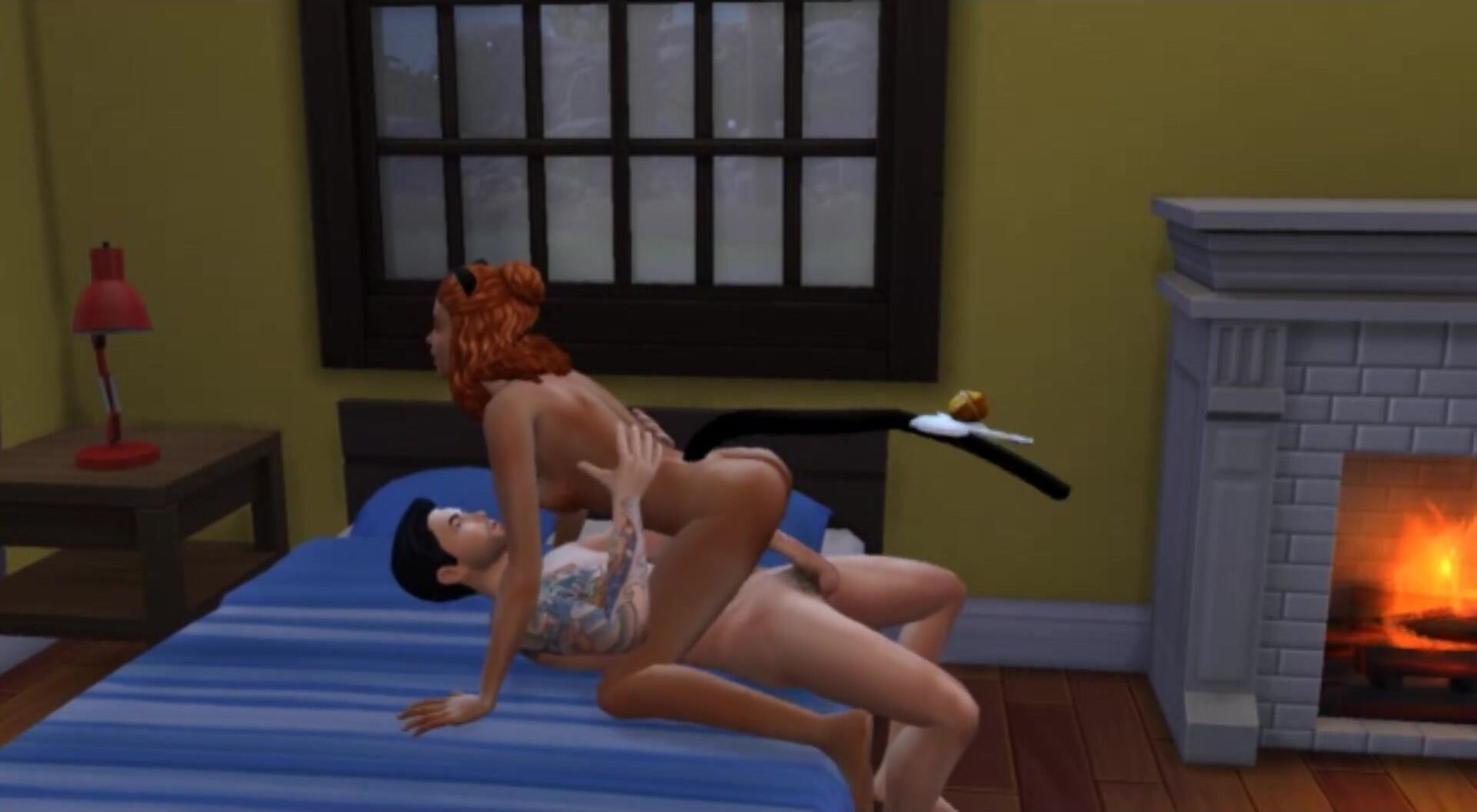 Jumped on the member of her favorite teacher after graduation - sims 4 sex.