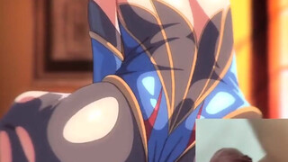 Jerking off to Mona riding dick - Genshin Impact