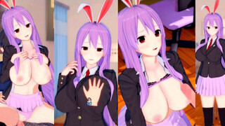 [Hentai Game Koikatsu! ]Have sex with Touhou Big tits Reisen Udongein Inaba. 3DCG Erotic Anime Video