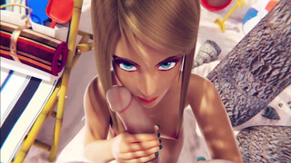 Animation POV Futa Dva and Samus having Fun on the Beach [Grand Cupido] ( Overwatch+Metroid )