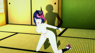 GENSHIN IMPACT Kujou Sara unstoppable sex session (3D HENTAI)''