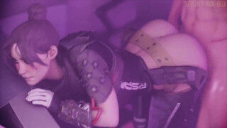 Big Hentai Cum Shot, Cum All over Her Ass