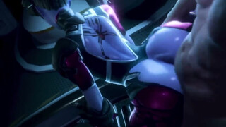 Bending Widowmaker Over And Fucking Her Tight Pussy