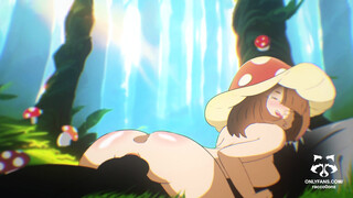 KINOKO RIDES HUGE PLANT IN FOREST