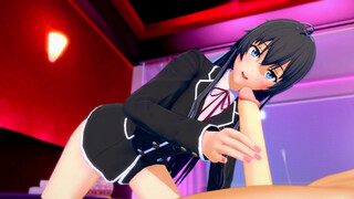 Oregairu: Romantic Sex with Hot teen Yukino (3D Hentai)d