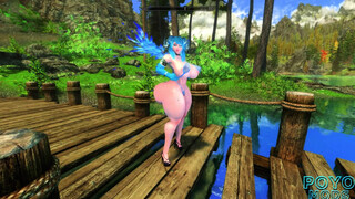 Skyrim SE THICC Vana Azure Gameplay