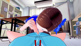 FUTA WE NEVER LEARN FURUHASHI FUMINO X MY NEXT LIFE AS A VILLAINESS CATARINA CLAES (3D HENTAI)