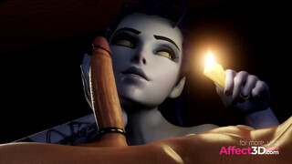Famous Game Girls Gives Hot Blowjob in a 3D Animation Compilation by Vulpeculy