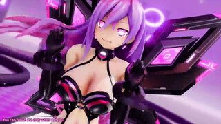 R-18 Iris Heart Killer Lady Redux Hyperdimension Neptunia - Pink Hair Color Edit Smixix