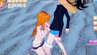 Nami x Luffy [Sex On The Beach]