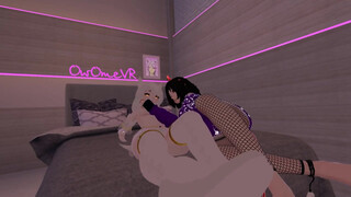 Hot Angel gets teased and fucked in Virtual Reality ❤️(ERP) Intense moaning, Nudity, Lesbian, vrchat