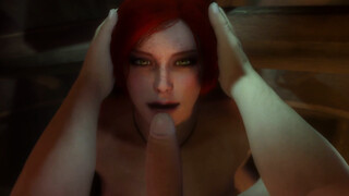 Triss Sucking On a Sweet Lolipop