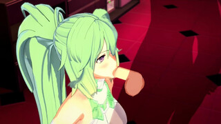 Neptunia - Green Heart 3D Hentai