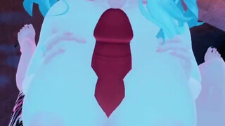 look! it’s a cock between my squishy boobs~ :3