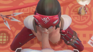 Overwatch Kiriko Sucking Dick Like A Pro