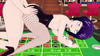 Kyoka Jiro and Izuku Midoriya have intense sex in a casino. - My Hero Academia Hentai