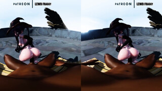 Genshin Impact - Mona Deep & Slow [VR 4K UNCENSORED HENTAI MMD]