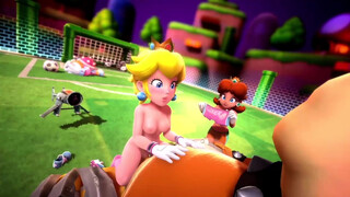 Peach and Daisy sex with Bowser