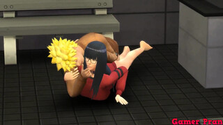 Naruto Hentai Episode 88 Sasuke punishes hinata with a good spanking like she should be, naruto wing fucks her like a whore