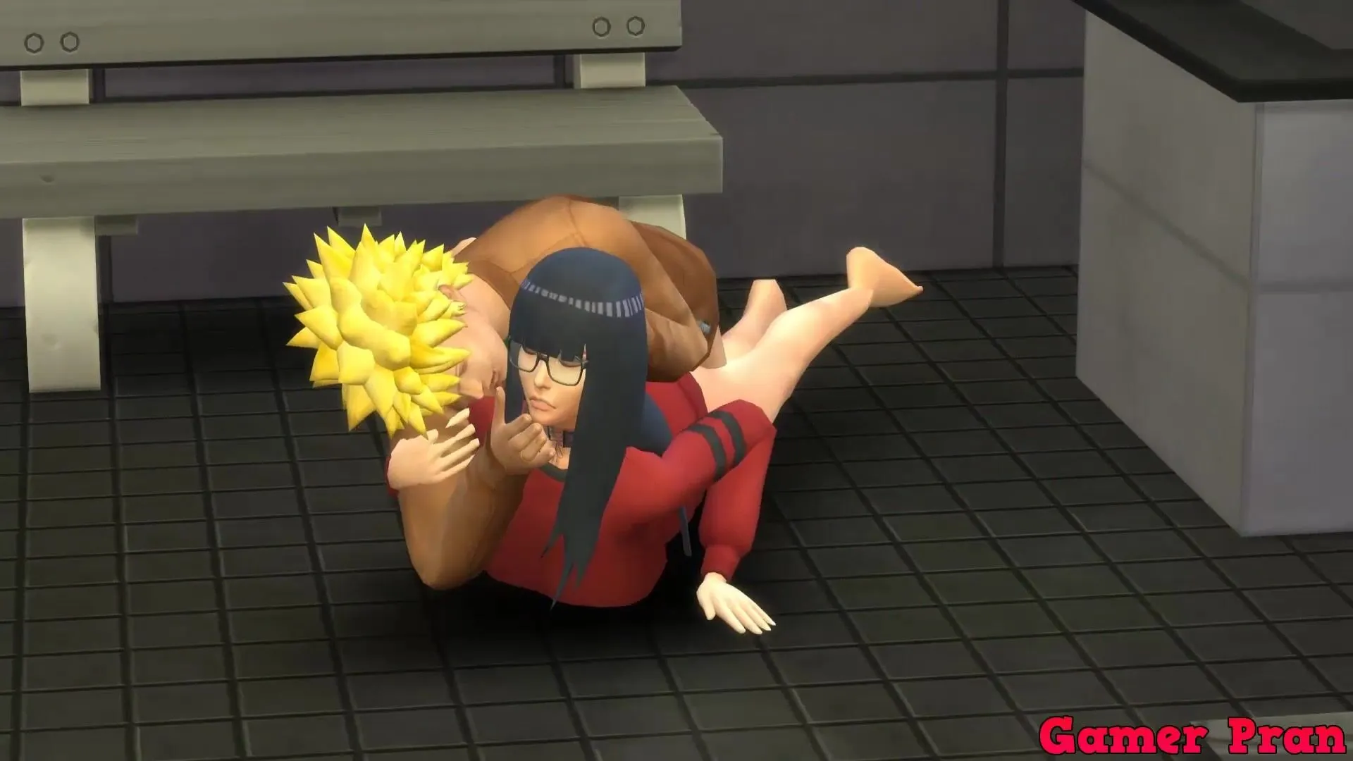 Naruto Cap 2 Sasuke Punishes hinata with a good spanking like he should be  given naruto