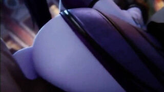 Distracting Widomaker By Fucking Her Purple Cunt