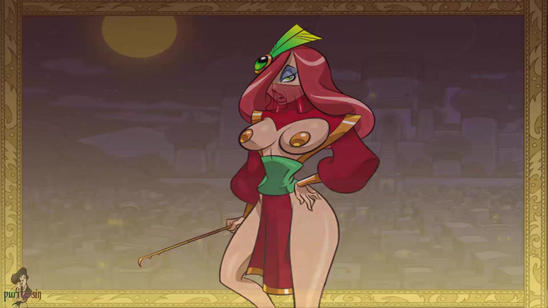 Jasmine tempts with a sultry gaze