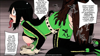Tsuyu Asui Getting Gangbang and she likes it No Hero Academia Comic Porn