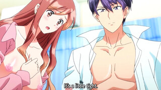 Co-workers try out the company's new size XL product