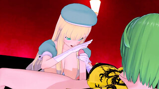 FUTA SENRAN KAGURA HIKAGE X YOMI 3D HENTAI