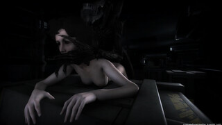 A girl fucked by monster with black cock