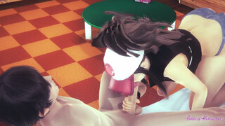 Pokemon Hentai - Hilda sucking & boobjob