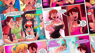 The Flintstoons making an orgy between couples