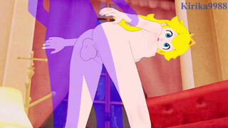 Princess Peach and I have intense sex in the bedroom. - Super Mario Bros. Hentai 2