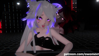 Succubus Mommy Seduces and Breeds a Horny Catgirl Squirming In Pleasure - VRChat ERP - Preview
