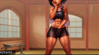 Taffy Tales v0.95.7 Part 87 Gym Touching! By LoveSkySan69