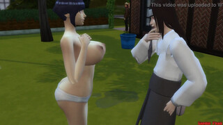 clueless hinata to in game for her friend neji naruto hentai