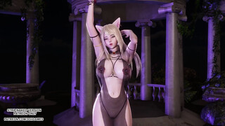 [MMD] JISOO - FLOWER Ahri Sexy Kpop Dance League of Legends Uncensored Hentai 4K 60FPS