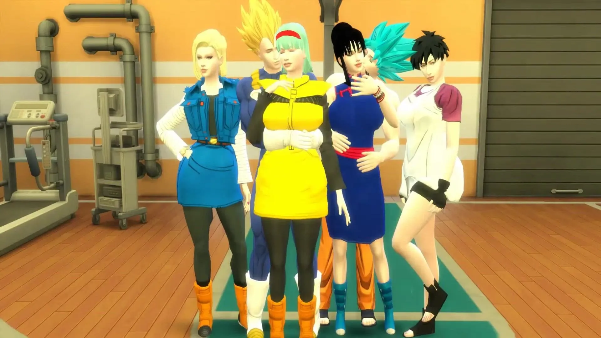 Dragon Ball Porn Epi 14 Anime Hentai Orgy Goku and Vegeta Fuck their Wives  hard in