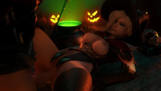 The Witch MERCY Enjoys A Good COCK! Overwatch [HD] 3D Animation