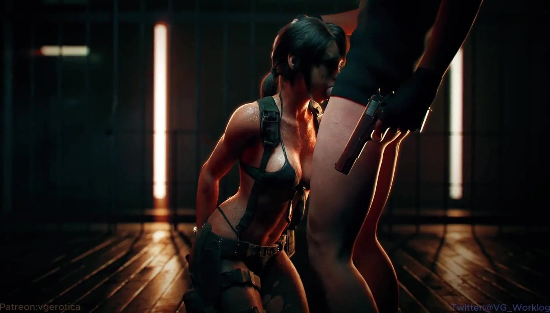 QUIET GIVES VERY GOOD BLOWJOBS! | Metal Gear [HD] 3D Animation |
