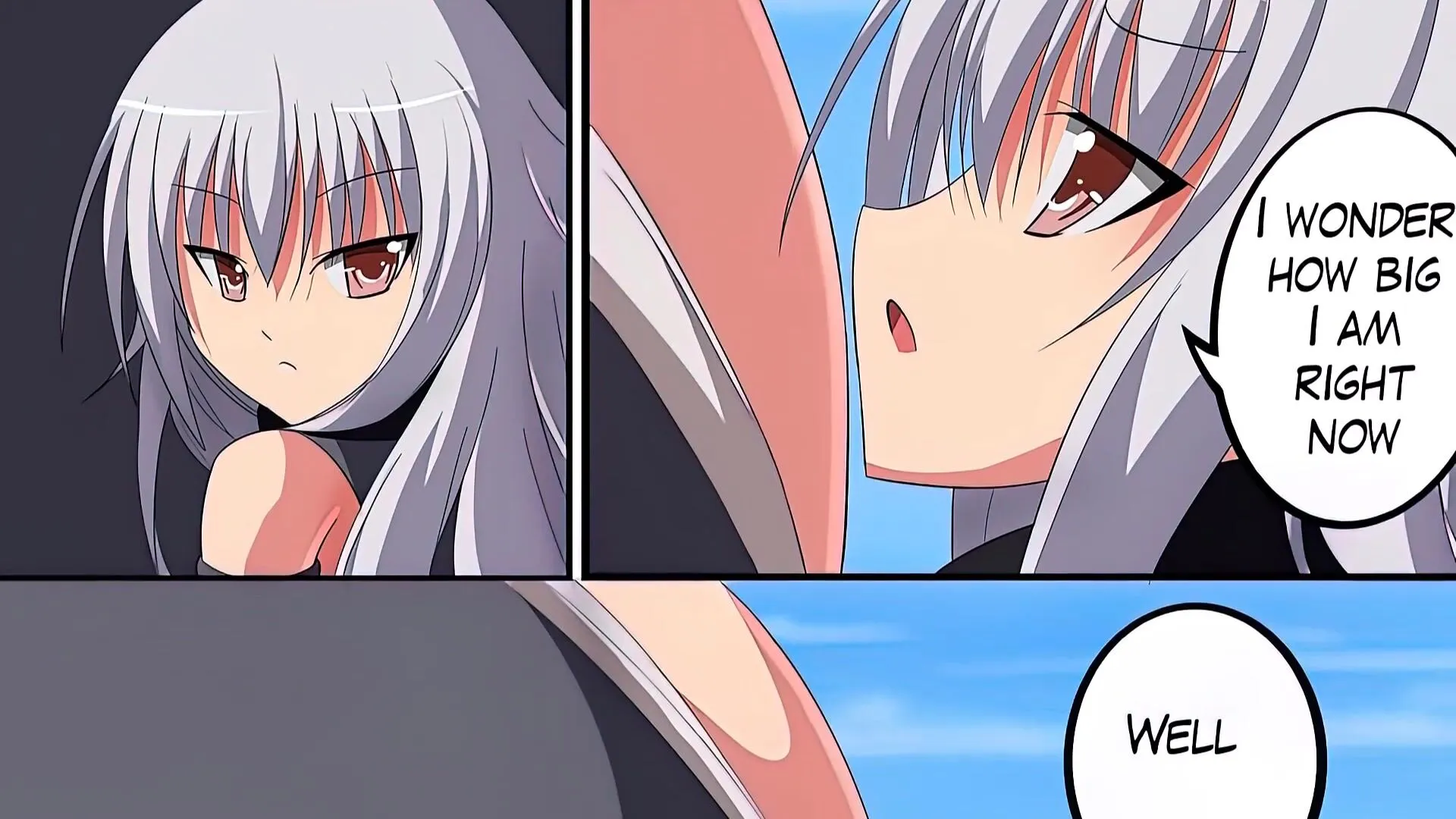 Shino and mad cow scientist - Giantess boobs growth