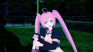 Milim Nava hentai sex at night