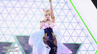 [MMD] 4MINUTE - Volume Up Ahri Sexy Kpop Dance League of Legends Uncensored Hentai 4K 60FPS